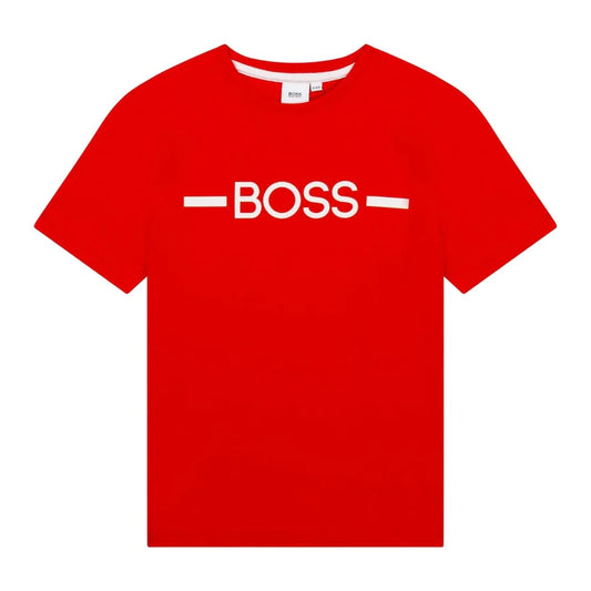 Boss Kids Red Logo T-Shirt