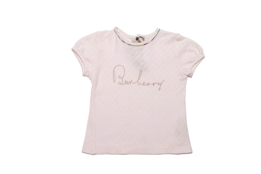 Burberry Vintage Baby T-Shirt In Pink