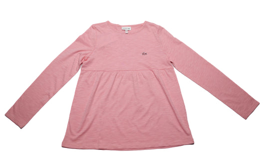 Lacoste Long Sleeve T-Shirt Girls In Pink