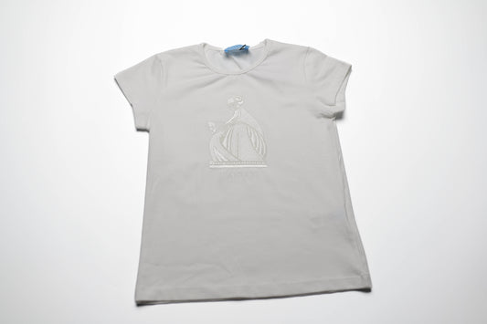 Lanvin Logo Print T-Shirt Girls In White