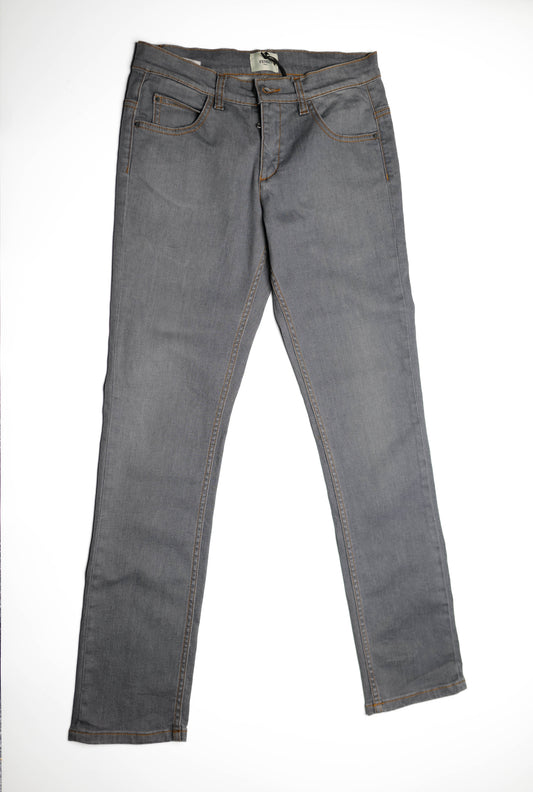 Fendi Teens Jeans In Grey