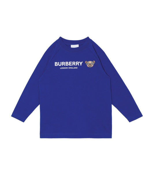 Burberry Long-Sleeved Thomas Bear Motif T-Shirt