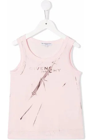 Givenchy - Teen Pink Logo Vest Top